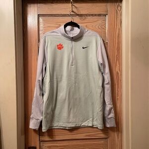 Nike Dri-FIT 1/2 Zip Therma Pullover - Clemson Tigers - Team Issued - Men's L